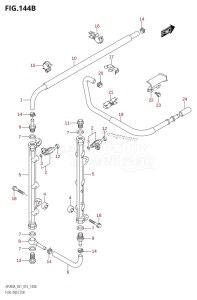 DF250A From 25003P-610001 (E01 E40)  2016 drawing FUEL INJECTOR (DF300A:E40)