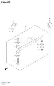 DF70A From 07003F-210001 (E01 E40)  2012 drawing DRAG LINK (DF70A:E40)