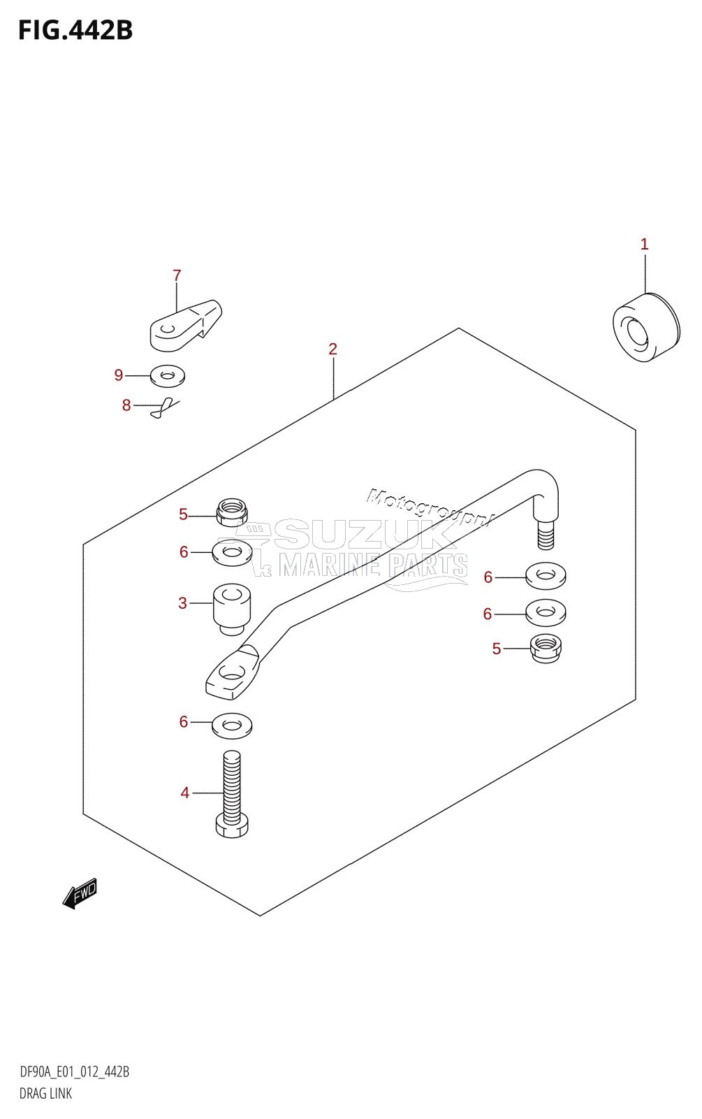 DRAG LINK (DF70A:E40)