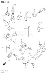 22503Z-040001 (2020) 225hp E01 E40-Gen. Export 1 - Costa Rica (DF225Z) DF225Z drawing SENSOR (DF200T:E01)