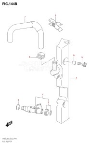 04004F-040001 (2020) 40hp E34-Italy (DF40AST) DF40A drawing FUEL INJECTOR (E40)