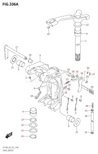 DF115AST From 11504F-510001 (E03)  2015 drawing SWIVEL BRACKET (DF100AT:E03)