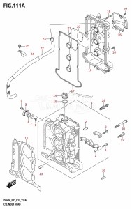 DF40A From 04003F-210001 (E01)  2012 drawing CYLINDER HEAD