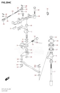 DF150ZG From 15002Z-410001 (E40)  2014 drawing CLUTCH SHAFT (DF150TG:E01)