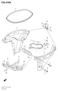 DF20A From 02002F-310001 (P01 P40)  2013 drawing SIDE COVER (DF9.9B:P01)