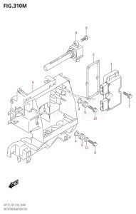 DF175T From 17502F-610001 (E01 E40)  2016 drawing RECTIFIER /​ IGNITION COIL (DF175TG:E40)