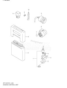 DF140 From 14000Z-251001 ()  2002 drawing PTT SWITCH & ENGINE CONTROL UNIT