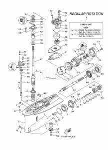 F250AETX drawing PROPELLER-HOUSING-AND-TRANSMISSION-1