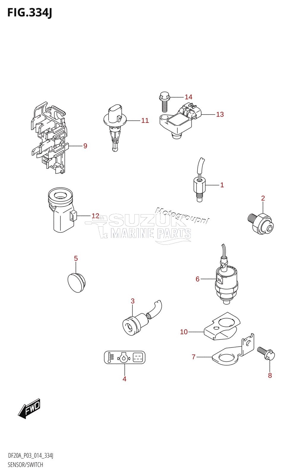 SENSOR /​ SWITCH (DF20AR:P03)