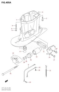 DF150Z From 15002Z-410001 (E03)  2014 drawing DRIVE SHAFT HOUSING