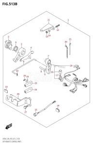 DF8A From 00801F-510001 (P03)  2015 drawing OPT:REMOTE CONTROL PARTS (DF9.9A:P03)