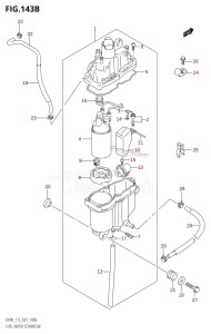 DF115Z From 11502Z-110001 (E01)  2011 drawing FUEL VAPOR SEPARATOR (DF115WT,DF115WZ)