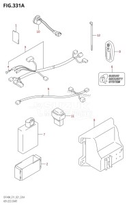 DF115AZ From 11503Z-140001 (E11 E40)  2021 drawing KEY LESS START (DF100AT,DF115AST,DF115AT:E11,DF140AT:E11)