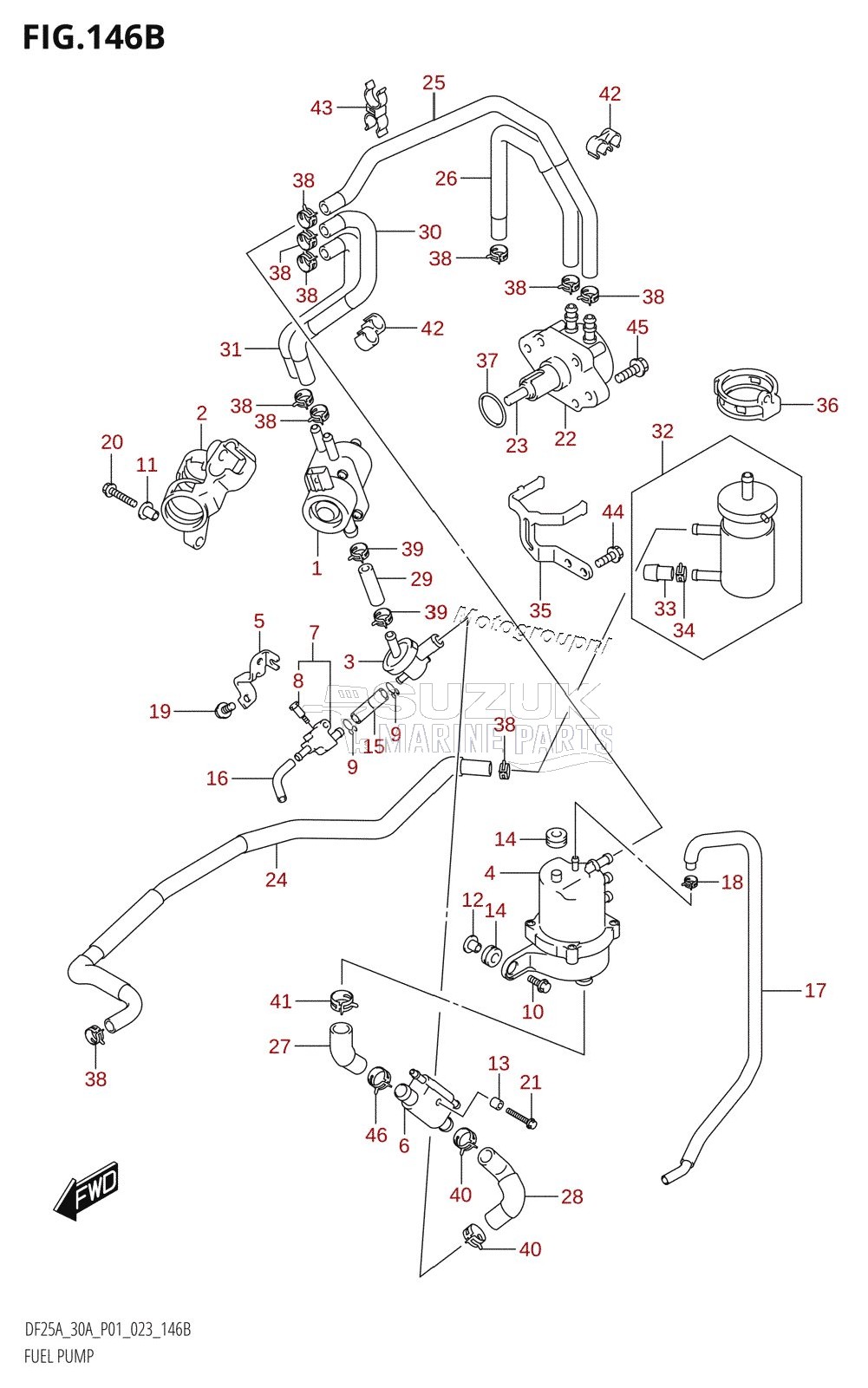 FUEL PUMP ((020,021):P40)