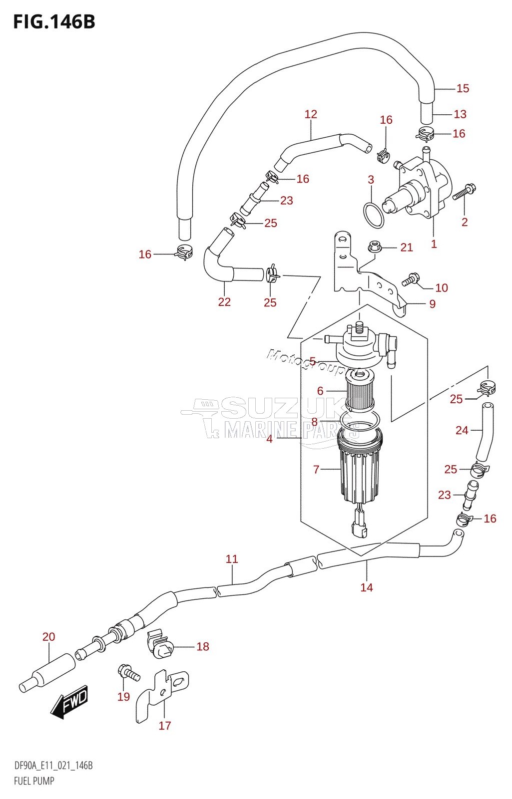 FUEL PUMP (020:DF100B)