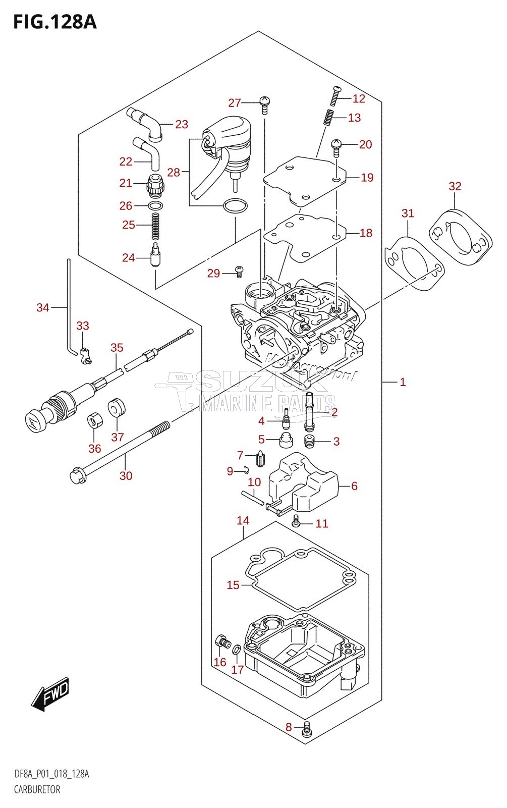 CARBURETOR (DF8A)