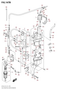 DF200Z From 20002Z-510001 (E01 E40)  2015 drawing FUEL PUMP /​ FUEL VAPOR SEPARATOR (DF200T:E40)