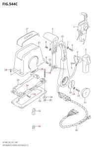 DF115A From 11503F-510001 (E03)  2015 drawing OPT:REMOTE CONTROL ASSY SINGLE (1) (DF115AST:E03)