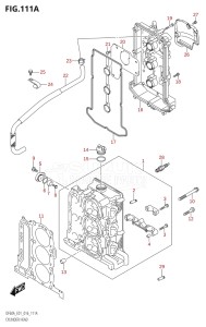 05004F-610001 (2016) 50hp E01-Gen. Export 1 (DF50AVT  DF50AVTH) DF50A drawing CYLINDER HEAD (DF40A:E01)