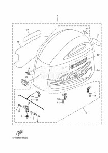 F175B drawing FAIRING-UPPER