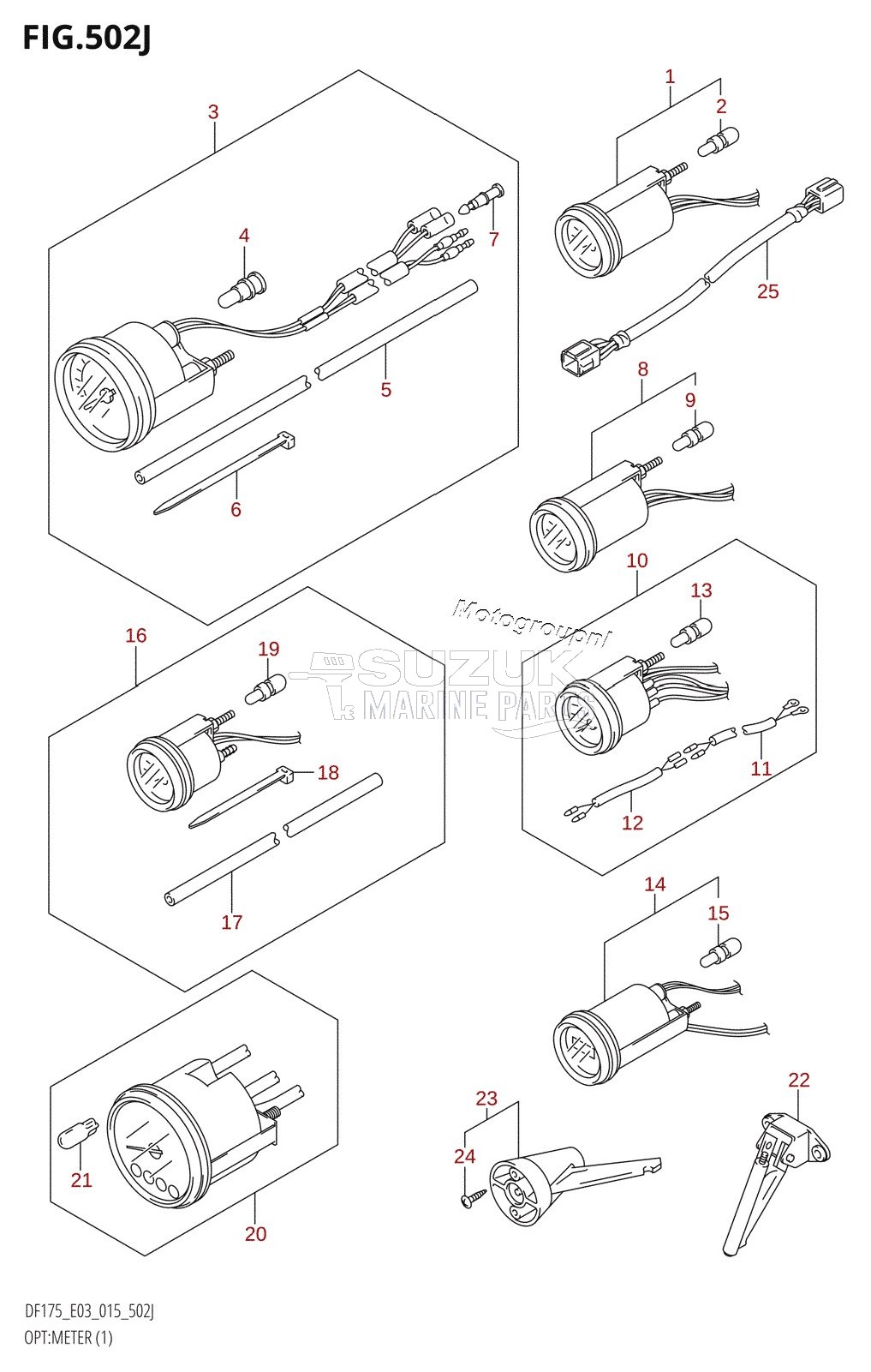 OPT:METER (1) (DF150ST:E03)