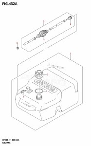 DF140BT From 14005F-440001 (E11 - E40)  2024 drawing FUEL TANK (E40)