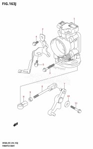 DF50A From 05004F-410001 (E01)  2014 drawing THROTTLE BODY (DF60AQH:E01)