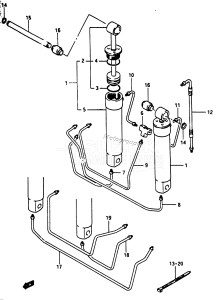 DT50 From 05001k-701715 ()  1987 drawing TRIM CYLINDER