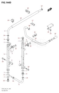 DF225Z From 22503Z-710001 (E03)  2017 drawing FUEL INJECTOR (DF225Z:E03)