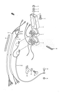 Outboard DT 40 drawing Electrical (DT40TC)