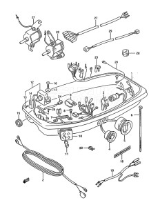 Outboard DT 85 drawing Harness