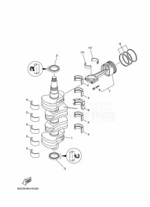 F100BETX drawing CRANKSHAFT--PISTON