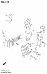 DF20A From 02002F-240001 (E01 P01 P40)  2022 drawing RECTIFIER /​ IGNITION COIL (DF20A:P01:(021,022,023))