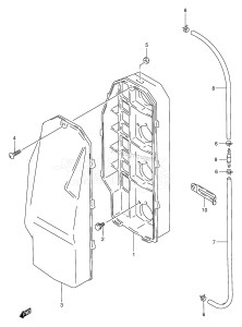 DT115 From 11503-971001 ()  1999 drawing SILENCER CASE (PLASTIC) (*)