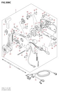 05003F-340001 (2023) 50hp E01-Gen. Export 1 (DF50AT  DF50ATH) DF50A drawing OPT:REMOTE CONTROL ((DF40A:E11,DF40AST:E34,DF50A:E11,DF60A:(E11,E40),DF60AVT:E11,DF40ASVT:E34):022)