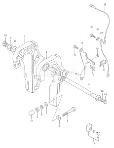 DT50 From 05004-861001 ()  1998 drawing CLAMP BRACKET (DT50ATC)