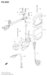 DF175Z From 17502Z-210001 (E03)  2012 drawing PTT SWITCH /​ ENGINE CONTROL UNIT (DF150T:E03)