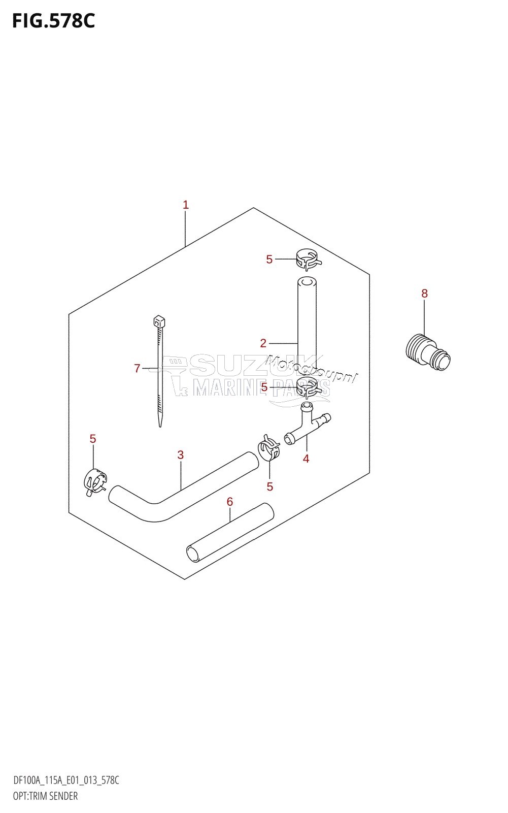 OPT:TRIM SENDER (DF115AT:E01)