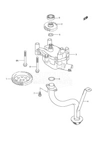 Outboard DF 150 drawing Oil Pump