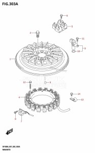 DF250A From 25003P-040001 (E01)  2020 drawing MAGNETO