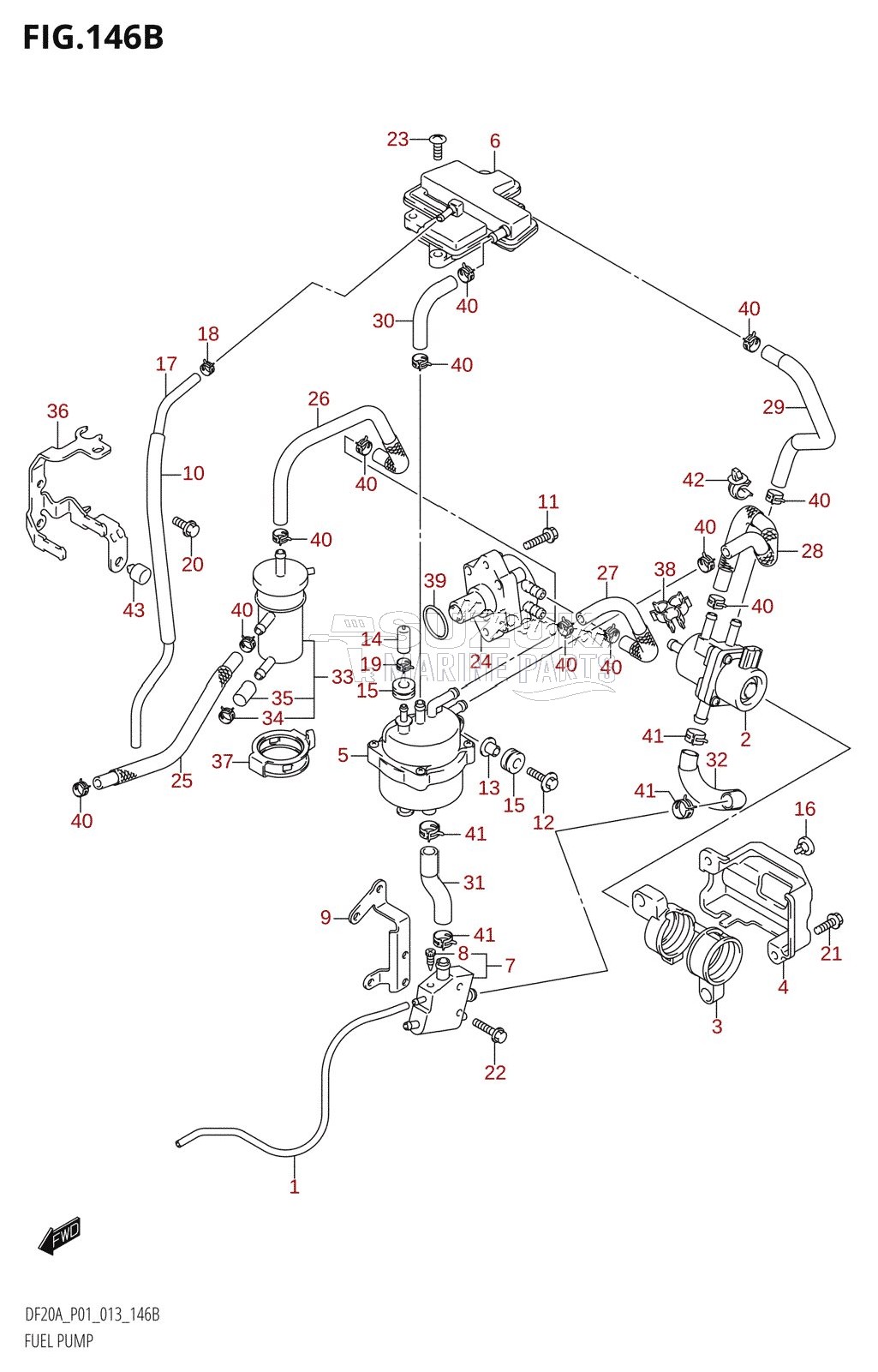 FUEL PUMP (DF9.9BR:P01)