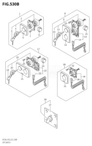 01504F-340001 (2023) 15hp E03-USA (DF15ATH) DF15A drawing OPT:SWITCH (SEE NOTE)