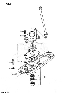 DT55 From 05502-702147 ()  1987 drawing WATER PUMP