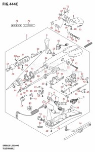 DF40A From 04003F-310001 (E01)  2013 drawing TILLER HANDLE (DF50ATH:E01)