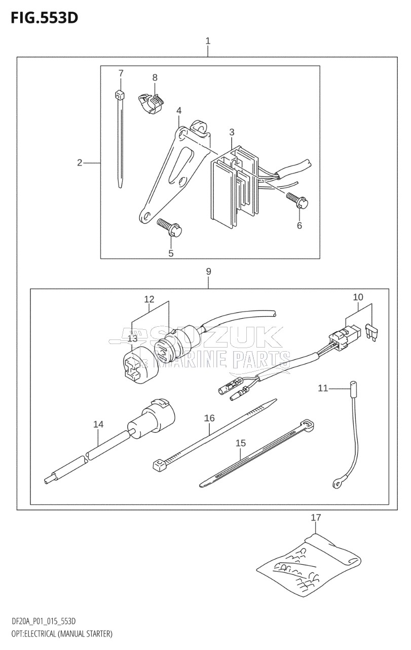 OPT:ELECTRICAL (MANUAL STARTER) (DF20A:P40:M-STARTER)