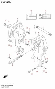 DF25A From 02504F-440001 (P01)  2024 drawing CLAMP BRACKET (DF30AQ)