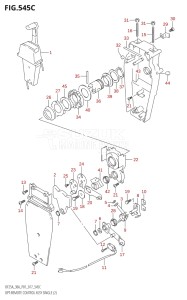 02504F-710001 (2017) 25hp P01-Gen. Export 1 (DF25A  DF25AR  DF25AT  DF25ATH) DF25A drawing OPT:REMOTE CONTROL ASSY SINGLE (2) (DF30AR:P01)