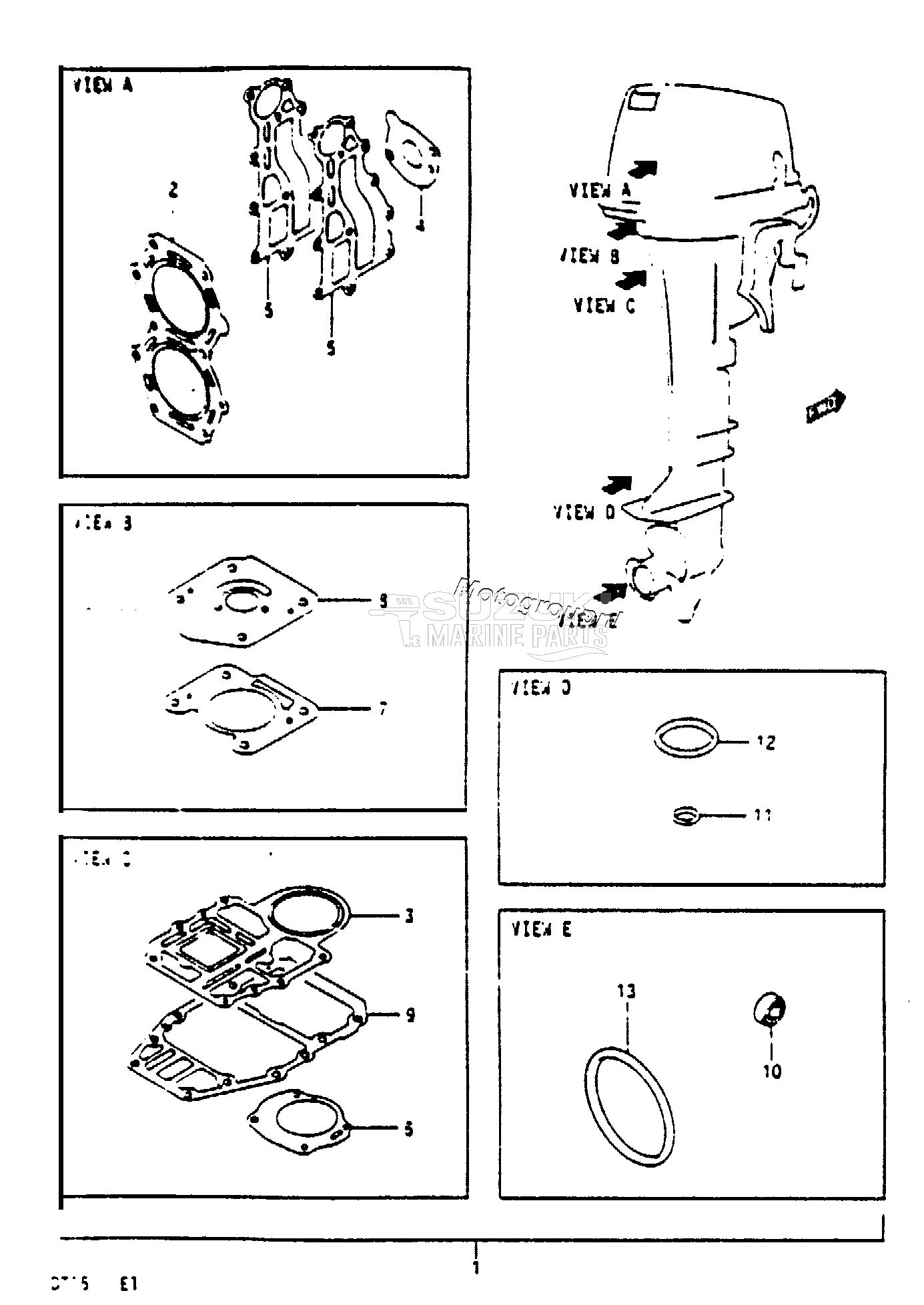 OPTIONAL : GASKET SET