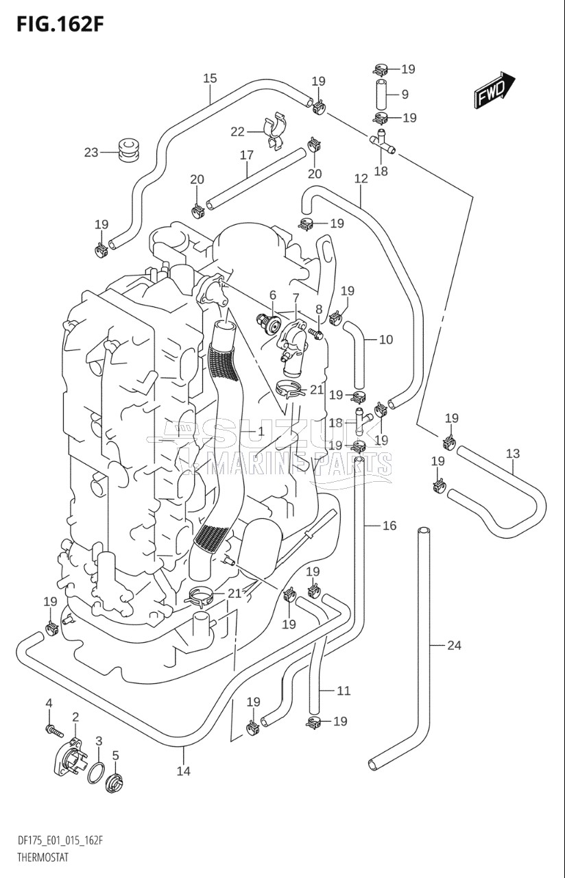 THERMOSTAT (DF150Z:E40)