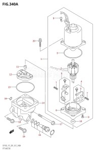 DF115T From 11502F-210001 (E01 E40)  2012 drawing PTT MOTOR